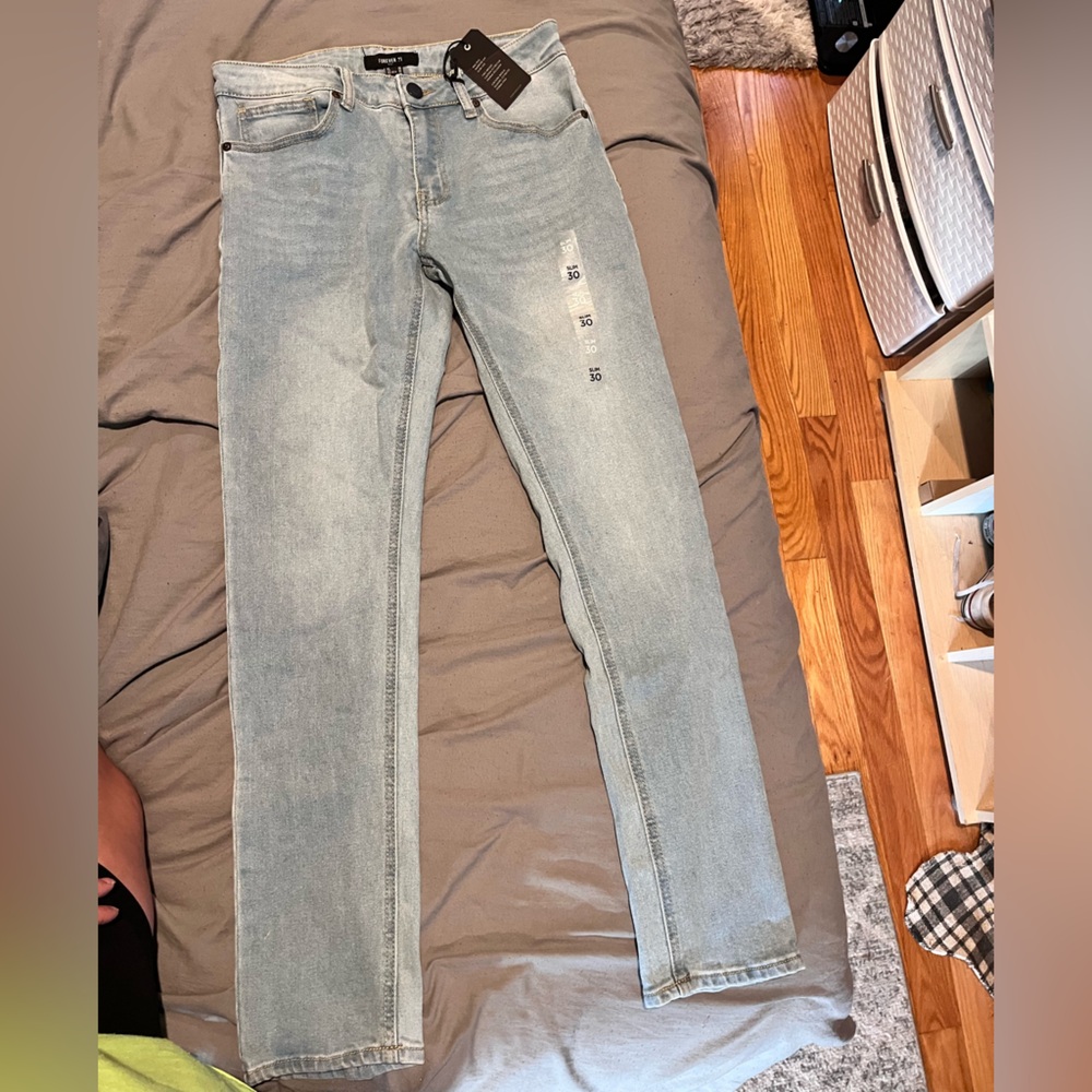 Forever 21 Blue Skinny Jeans